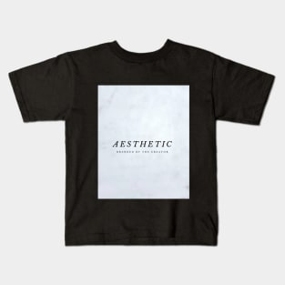 AESTHETIC - BRANDED BY THE CREATOR Kids T-Shirt